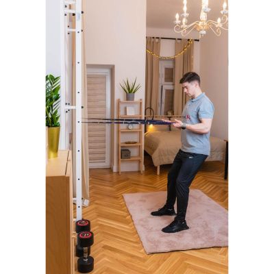 12. DRABINKA GIMNASTYCZNA DREWNIANO METALOWA BENCHK 700W