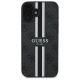 3. Etui Guess 4G Printed Stripes MagSafe na iPhone 16 - czarne