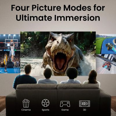 10. BenQ TH575i Projektor o standardowym rzucie 3800 ANSI lumenów DLP 1080p (1920x1080) Kompatybilność 3D Biały