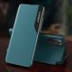 6. Eco Leather View Case elegancki futerał etui z klapką i funkcją podstawki Xiaomi Redmi K40 Pro+ / K40 Pro / K40 / Poco F3 pomarańczowy