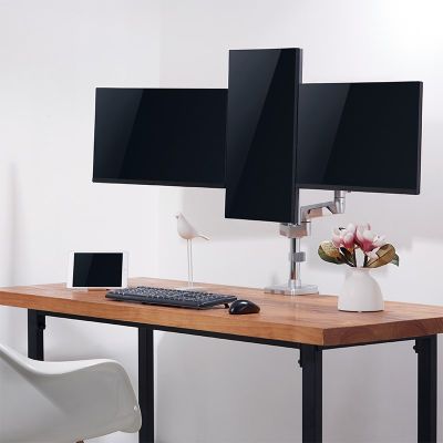 6. Uchwyt stołowy LogiLink BP0090 17''-32'' 21KG 3 Monitore Silver