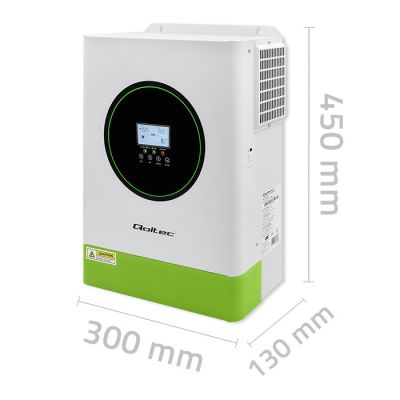 9. Hybrydowy inwerter solarny Off-Grid 6200W | 120A | 48V | MPPT | BMS | Sinus | opcja Wi-Fi | Power Factor 1.0