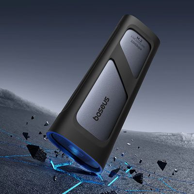 10. Kieszeń na dysk SSD Baseus FlyJoy M.2 NVMe 10 Gb/s - szara