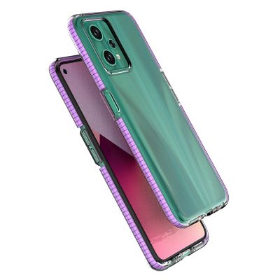 3. Spring Case etui Realme 9 Pro silikonowy pokrowiec z ramką czarne