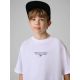 3. T-shirt loose z nadrukiem chłopięcy 4F 4FJRSS26TTSHM3835-10S