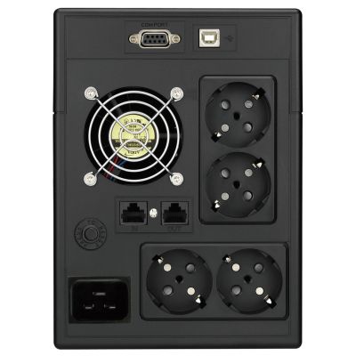 8. POWER WALKER UPS LINE-IN VI 3000 SCL (4X SCHUKO 230V, RJ11/45 IN/OUT, USB, LCD)