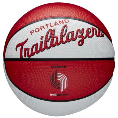 2. Piłka Wilson Team Retro Portland Trail Blazers Mini Ball WTB3200XBPOR