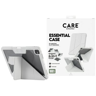 Etui Care by PanzerGlass Y fold do iPad Pro 13" 2024 / 2025 - jasnoszare