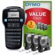 2. Drukarka etykiet Dymo LM 160 Value Pack +3xS0720530 taśma D1 czarna/biała 12mm