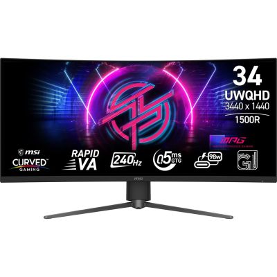 32. MSI Monitor 34" MPG 346CQRF X24 WQHD 240Hz