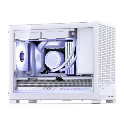 10. Jonsbo D32 PRO White PC-Gehäuse, Mini-Gehäuse, mATX, Tempered Glass - weiß