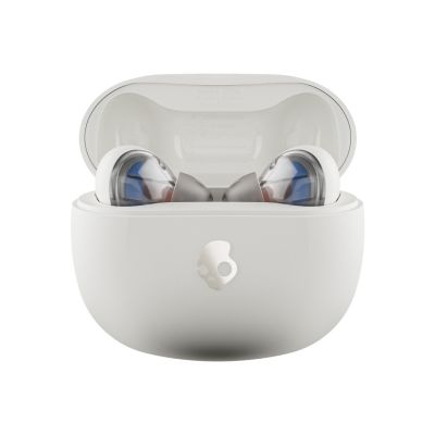 8. Słuchawki Skullcandy Rail True Wireless Bone/Orange Glow