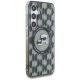 4. Etui Karl Lagerfeld Button Karl&Choupette Heads On KL Pattern MagSafe Samsung Galaxy S25 czarny