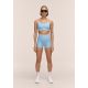 3. Legginsy treningowe damskie CASALL Ultra High Waist Hot Pant kolor niebieski