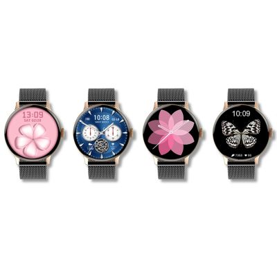 3. Smartwatch Damski GIEWONT Różowe Złoto Czarny GW330-4