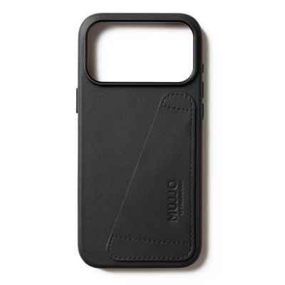 5. Mujjo Wallet Leather Case - etui skórzane do iPhone 17 Pro Max kompatybilne z MagSafe (black)