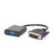 2. Adapter GEMBIRD A-DVID-VGAF-01 (DVI-D M - D-Sub (VGA) F; 0,20m; kolor czarny)