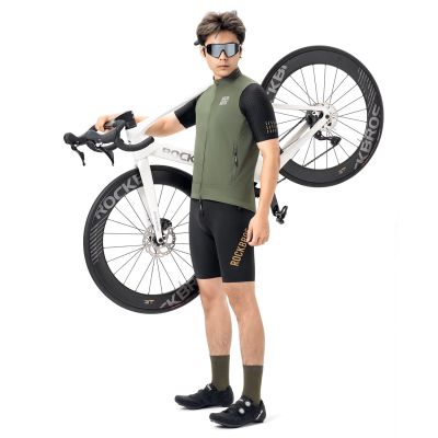 5. Kamizelka wiatroodporna Rockbros YDMJ003 wiosna/jesień rozmiar M - zielona