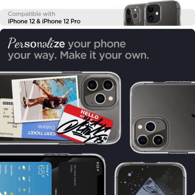 18. Etui Spigen Ultra Hybrid na iPhone 12 / iPhone 12 Pro - przezroczyste