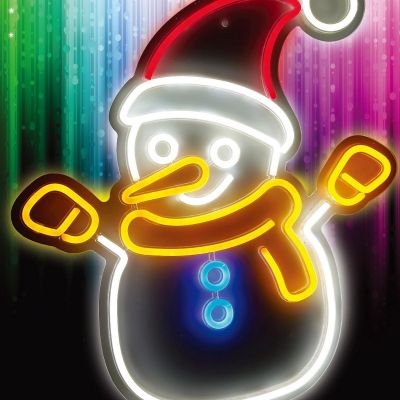 3. LAMPA ŚCIENNA NEON BAŁWAN