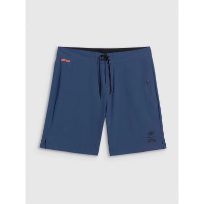 7. Spodenki plażowe boardshorty z filtrem UPF50+ męskie 4F 4FRSS26UBDSM256-31S