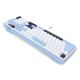 7. REDRAGON ARIA K527WBL-PRO klawiatura Biały