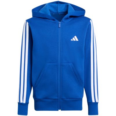 2. Bluza dla dzieci adidas Essentials Full-Zip Hoodie niebieska JY4977