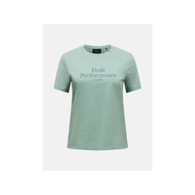 Koszulka damska PEAK PERFORMANCE W Original Tee kolor zielony
