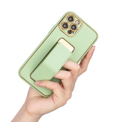 5. New Kickstand Case etui do iPhone 12 Pro z podstawką różowy