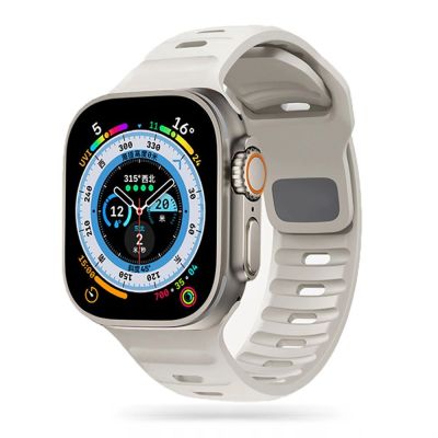 Pasek Tech-Protect IconBand Line na Apple Watch 4 / 5 / 6 / 7 / 8 / 9 / SE / Ultra 1 / 2 (42/44/45/49 mm) - beżowy