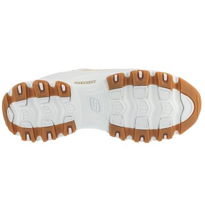 4. Skechers D'Lites - Good Neutral 149807-WHT Białe 35