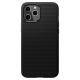 15. Etui Spigen Liquid Air na iPhone 12 / iPhone 12 Pro - czarny mat