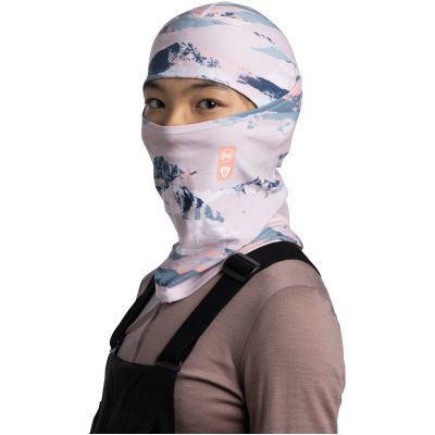 4. Kominiarka BUFF THERMONET® HINGED BALACLAVA AGHRA ROSEWOOD