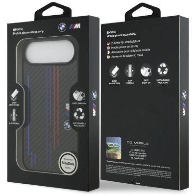 6. Etui BMW M Kevlar Lines & Logo MagSafe na iPhone Air - czarne