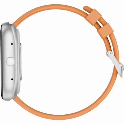 7. Smartwatch Męski GRAVITY GT18-4 Pomarańczowy Pasek Silikonowy + Czarny Pasek