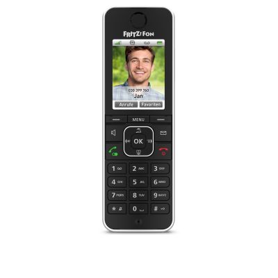 4. FRITZ!Fon C6 Telefon w systemie DECT Nazwa i identyfikacja dzwoniącego Czarny