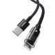7. Kabel Baseus Gem Typ USB typ A do iP 2.4A (czarny)