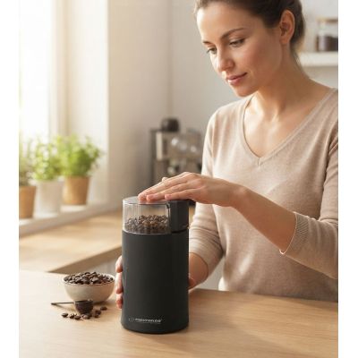9. Młynek do kawy Esperanza Espresso EKC001K (160W; udarowy; kolor czarny)