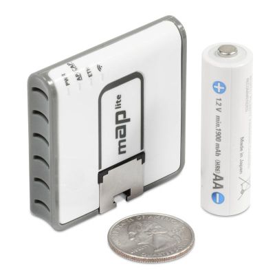 8. Router WiFi 4 Mikrotik mAP lite (RBmAPL-2nD) 2,4GHz(2x2) 1p