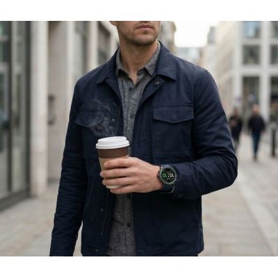 3. Smartwatch Gravity Czarny Pasek + Bransoleta GT41-2