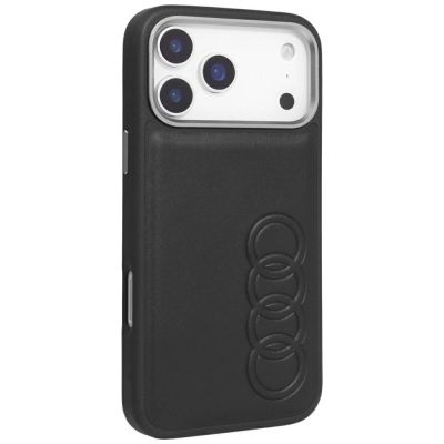 3. Etui Audi TT Synthetic Leather MagSafe do iPhone 17 Pro - czarne