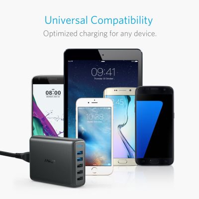 6. Ładowarka USB Anker PowerPort Speed 5 A2054L11 63W Quick Charge 3.0