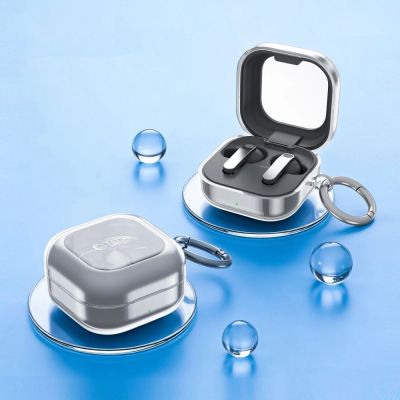 8. Etui Tech-Protect FlexAir na Samsung Galaxy Buds 4 / Buds 4 Pro - przezroczyste