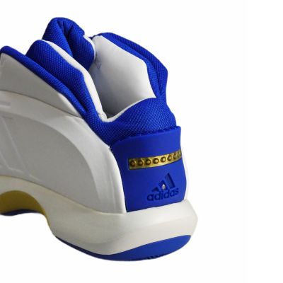 8. Buty do koszykówki sneakersy męskie Adidas Crazy 1 Cloud White Bold Blue Białe - IG3734