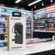 6. Powerbank Wozinsky W11-B 10000mAh 10W z wbudowanymi kablami i latarką - czarny