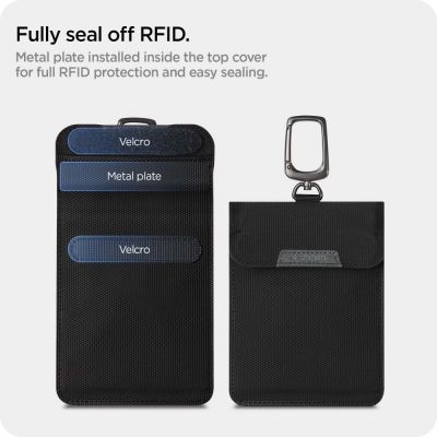 5. Antykradzieżowe etui Spigen Pouch Keyless RFID Signal Blocker - czarne