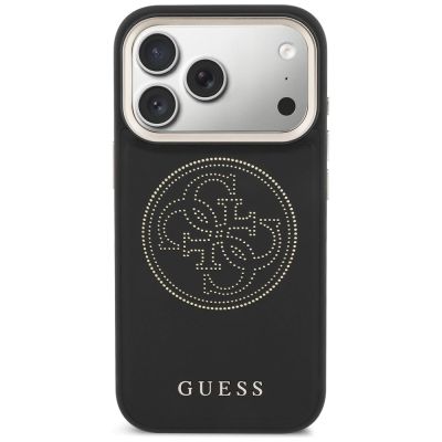 3. Etui Guess Perforated 4G MagSafe na iPhone 17 Pro Max - czarne