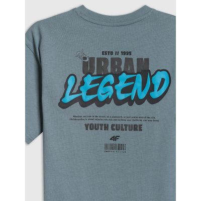 7. T-shirt bawełniany chłopięcy 4F 4FJRSS26TTSHM4175-46S