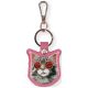 Etui Nimmy Glasses Cool and Cute Cat na lokalizator - różowe