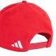 4. Czapka z daszkiem adidas FC Bayern Munich Essentials czerwona IA2333